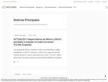 Tablet Screenshot of mx.reuters.com