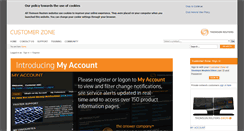 Desktop Screenshot of customers.reuters.com