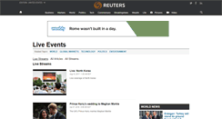 Desktop Screenshot of live.reuters.com